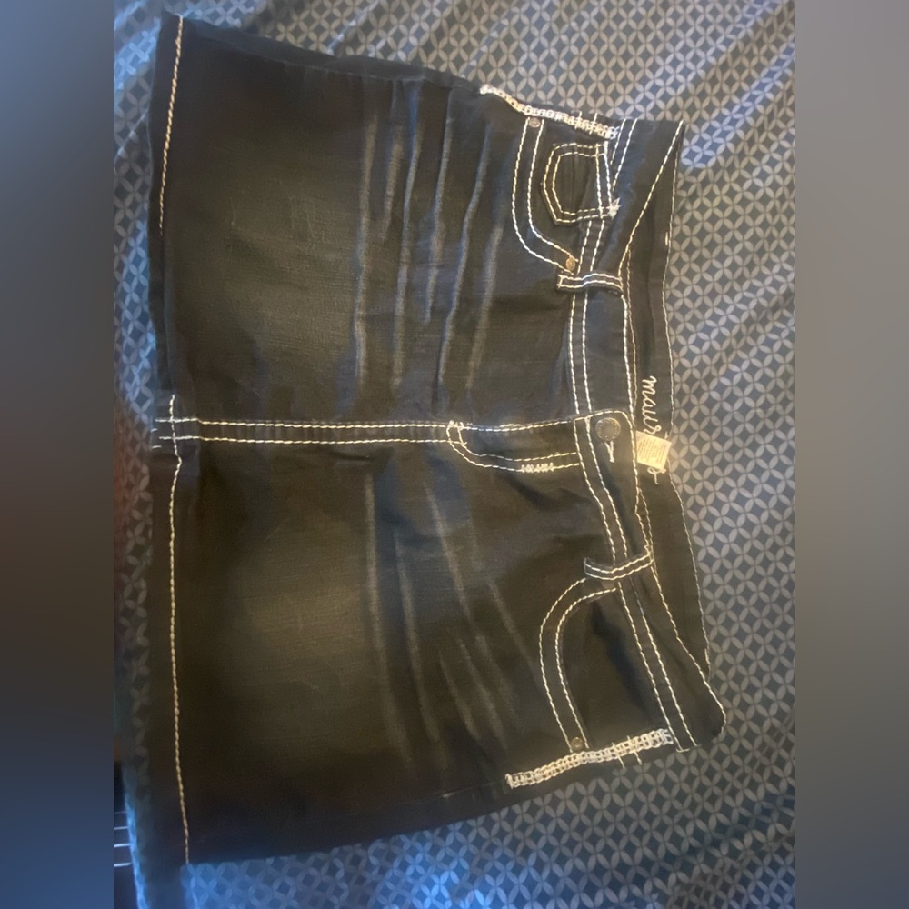 Denim skirt dark blue